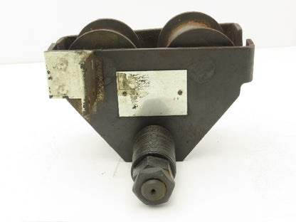 CM 633 Series 1/2 Ton Plain Type Manual Push Trolley 2-1/2"-5-5/8" Flange 1000Lb