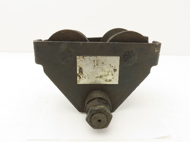 CM 633 Series 1/2 Ton Plain Type Manual Push Trolley 2-1/2"-5-5/8" Flange 1000Lb