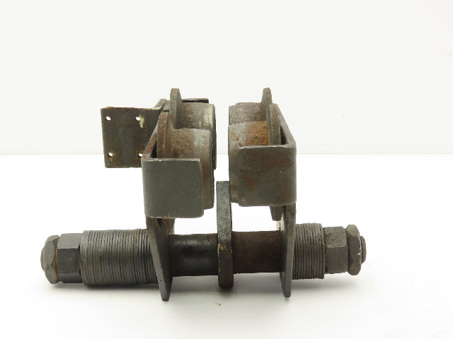 CM 633 Series 1/2 Ton Plain Type Manual Push Trolley 2-1/2"-5-5/8" Flange 1000Lb