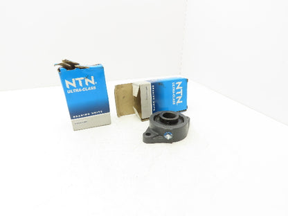 NTN UCFLU-1.1/4 Flange Mount Ball Bearing 1-1/4" ID 2 Bolt A-UC207-104 Insert