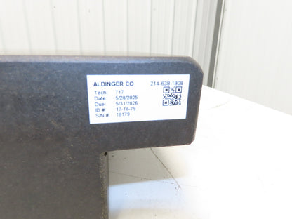 Brown & Sharpe Granite Surface Inspection Plate 24x18x4" Grade B Tool Room Step