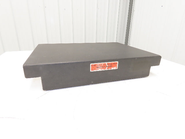 Brown & Sharpe Granite Surface Inspection Plate 24x18x4" Grade B Tool Room Step