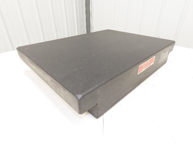 Brown & Sharpe Granite Surface Inspection Plate 24x18x4" Grade B Tool Room Step