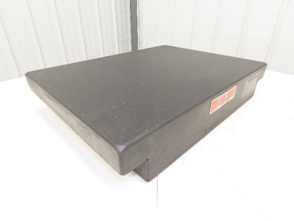 Brown & Sharpe Granite Surface Inspection Plate 24x18x4" Grade B Tool Room Step