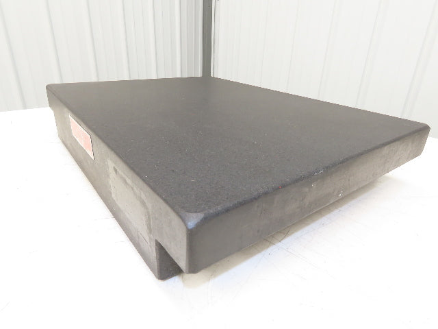 Brown & Sharpe Granite Surface Inspection Plate 24x18x4" Grade B Tool Room Step