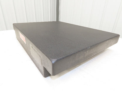Brown & Sharpe Granite Surface Inspection Plate 24x18x4" Grade B Tool Room Step