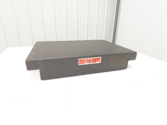 Brown & Sharpe Granite Surface Inspection Plate 24x18x4" Grade B Tool Room Step