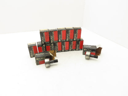 McGill CF1-5/8 S Cam Follower 1.625" OD 1.5" x 5/8"-18 Stud Lot Of 14 USED