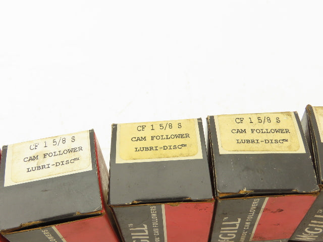 McGill CF1-5/8 S Cam Follower 1.625" OD 1.5" x 5/8"-18 Stud Lot Of 14 USED
