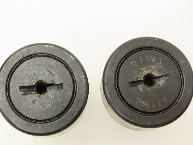 McGill CF1-5/8 S Cam Follower 1.625" OD 1.5" x 5/8"-18 Stud Lot Of 14 USED