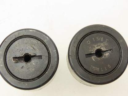 McGill CF1-5/8 S Cam Follower 1.625" OD 1.5" x 5/8"-18 Stud Lot Of 14 USED