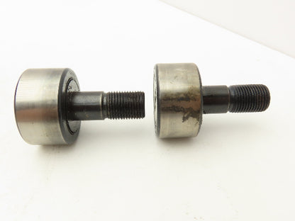 McGill CF1-5/8 S Cam Follower 1.625" OD 1.5" x 5/8"-18 Stud Lot Of 14 USED