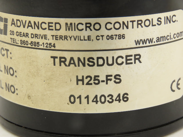 AMCI Advanced Micro Controls H25-FS Single-Turn Resolver Transducer 3/8" Shaft