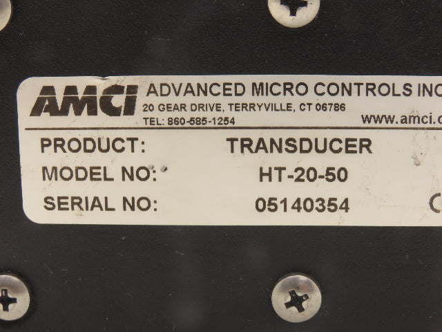 AMCI Advanced Micro Controls HT-20-50 Single-Turn Resolver Transducer 5/8" Shaft