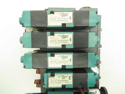 Numatics 5-Station FlexiBlok Manifold 120VAC Solenoid Valves 082SS415K000030