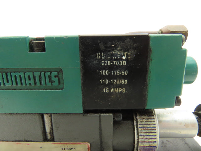 Numatics 5-Station FlexiBlok Manifold 120VAC Solenoid Valves 082SS415K000030