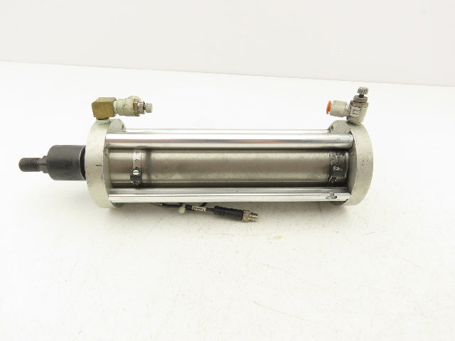 Bimba Flat 1 FO-317-M Pneumatic Round Air Cylinder 2" Bore 7" Stroke