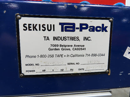 Sekisui SK-450-2 TA Pack Carton Sealer Case Sealing System Box Top Taper 120V
