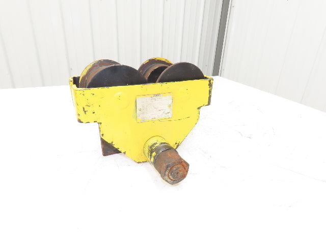 CM 633 Series 1 Ton Plain Type Manual Push Trolley 3"-8" Beam Flange 2000Lb