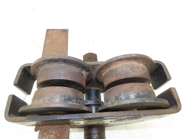 CM 633 Series 1 Ton Plain Type Manual Push Trolley 3"-8" Beam Flange 2000Lb