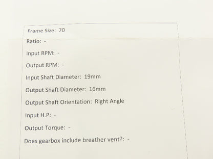 Neugart WPLN070-004-SSSB3AE-Z16/40/80/100/B5/M6 Right Angle Gearbox 4:1 Reducer
