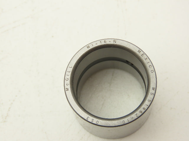 McGill MI 16 N Inner Race Only for Needle Bearing 1" Bore x 1-1/8 OD Lot of 10