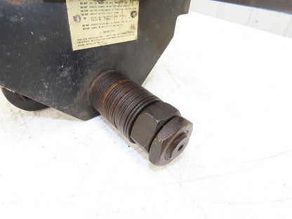 CM 633 Series 1 Ton Plain Type Manual Push Trolley 3"-8" Beam Flange 2000Lb