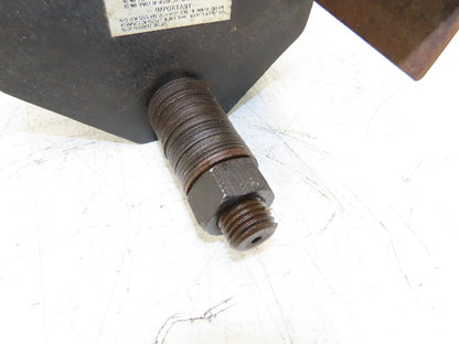 CM 633 Series 1 Ton Plain Type Manual Push Trolley 3"-8" Beam Flange 2000Lb