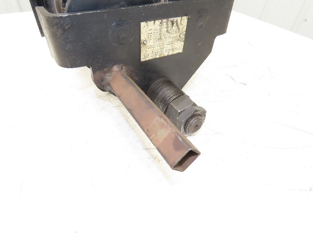 CM 633 Series 1 Ton Plain Type Manual Push Trolley 3"-8" Beam Flange 2000Lb