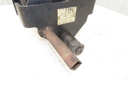 CM 633 Series 1 Ton Plain Type Manual Push Trolley 3"-8" Beam Flange 2000Lb