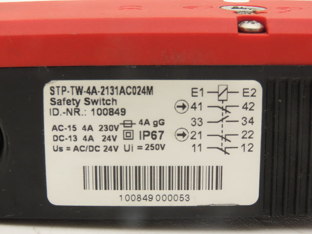 Euchner STP-TW-4A-2131AC024M Safety Guard Switch TWIN 230VAC 24V AC/DC  IP67