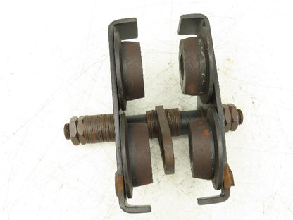CM 633 Series 1 Ton Plain Type Manual Push Trolley 3"-8" Beam Flange 2000Lb