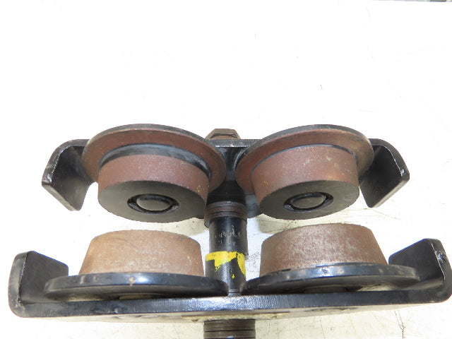 CM 633 Series 1 Ton Plain Manual Push Trolley 3"-8" Beam 2000Lb -No Hanger Plate
