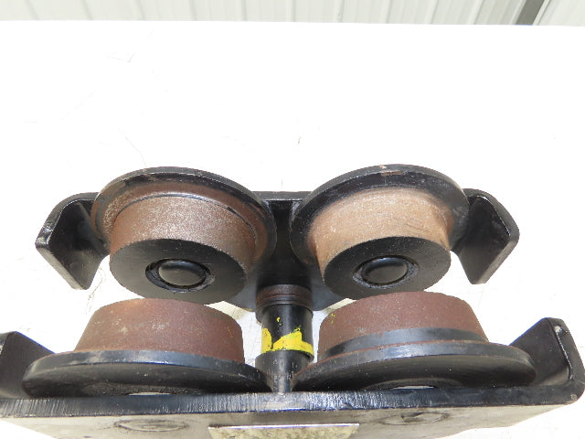 CM 633 Series 1 Ton Plain Manual Push Trolley 3"-8" Beam 2000Lb -No Hanger Plate