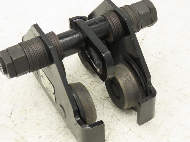 CM Series 633  2-Ton Plain Type Manual Push Trolley 3-5/8"- 8" Beam 4000Lb