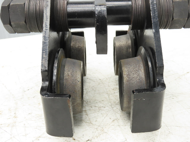 CM Series 633  2-Ton Plain Type Manual Push Trolley 3-5/8"- 8" Beam 4000Lb