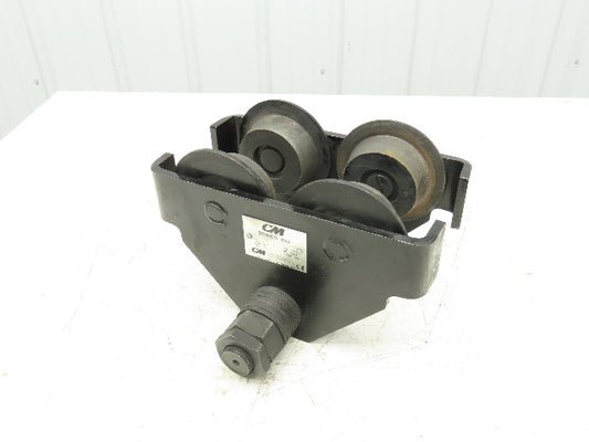 CM Series 633  2-Ton Plain Type Manual Push Trolley 3-5/8"- 8" Beam 4000Lb