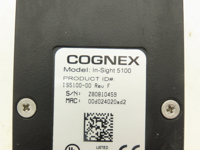 Cognex IS5100-00 Rev F In-Sight 5100 Vision Camera Machine Photo Eye HF50HA-1B