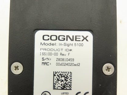 Cognex IS5100-00 Rev F In-Sight 5100 Vision Camera Machine Photo Eye HF50HA-1B