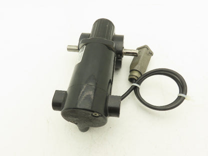 Bodine 24A4BEPM-3F/H DC Gearmotor 90-130VDC 5:1 Reducer 345/500 RPM Dual Shaft