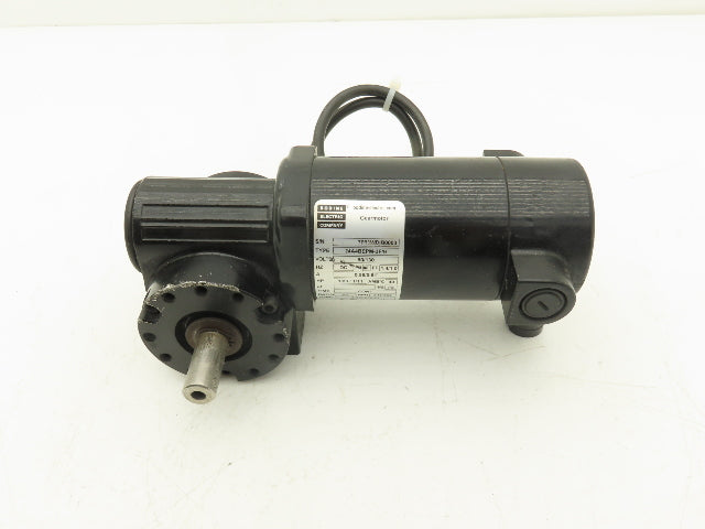 Bodine 24A4BEPM-3F/H DC Gearmotor 90-130VDC 5:1 Reducer 345/500 RPM Dual Shaft