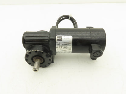 Bodine 24A4BEPM-3F/H DC Gearmotor 90-130VDC 5:1 Reducer 345/500 RPM Dual Shaft