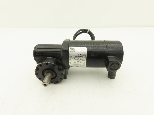 Bodine 24A4BEPM-3F/H DC Gearmotor 90-130VDC 5:1 Reducer 345/500 RPM Dual Shaft
