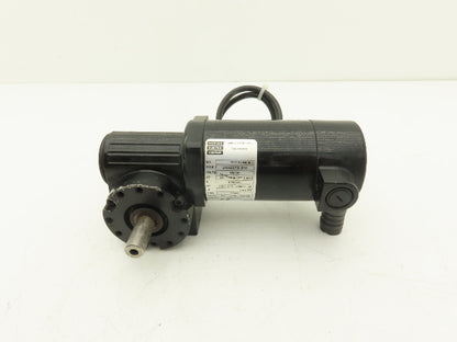 Bodine 24A4BEPM-3F/H DC Gearmotor 90-130VDC 5:1 Reducer 345/500 RPM Dual Shaft