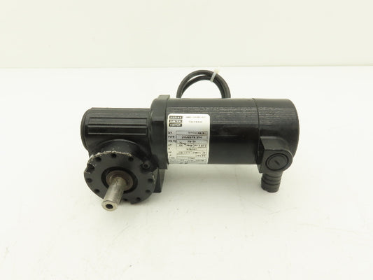 Bodine 24A4BEPM-3F/H DC Gearmotor 90-130VDC 5:1 Reducer 345/500 RPM Dual Shaft