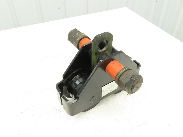 CM Series 633  2-Ton Plain Type Manual Push Trolley 3-5/8"- 8" Beam 4000Lb