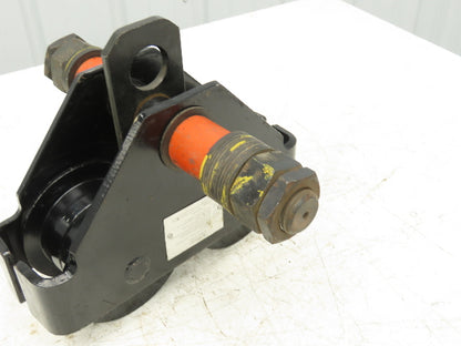 CM Series 633  2-Ton Plain Type Manual Push Trolley 3-5/8"- 8" Beam 4000Lb