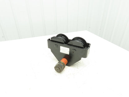 CM Series 633  2-Ton Plain Type Manual Push Trolley 3-5/8"- 8" Beam 4000Lb