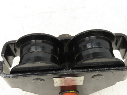 CM Series 633  2-Ton Plain Type Manual Push Trolley 3-5/8"- 8" Beam 4000Lb