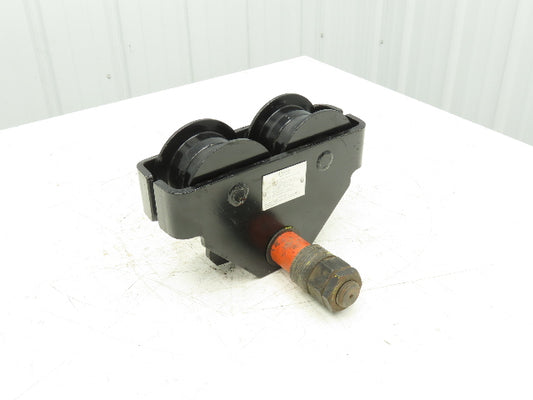 CM Series 633  2-Ton Plain Type Manual Push Trolley 3-5/8"- 8" Beam 4000Lb